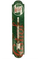 12" x 2.5" Castrol Oil Porcelain Thermometer