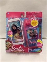(32x bid) Barbie Unicorn Play Phone Set