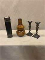 Mix - bottle and candle sticks