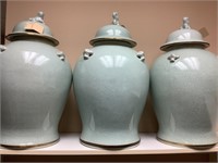 3 - lidded jars