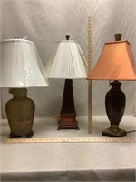 3 - table lamps with shades
