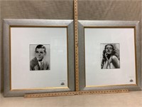 Art - 2  framed prints Gable and Hayward