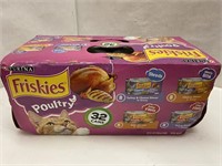 Purina Friskies 32ct Poultry Cat Food Cans