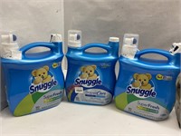 (3)Snuggle 95oz Assorted Laundry Detergents Lot