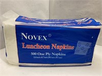 Novex 500ct 1-Ply Luncheon Napkins Pack