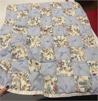 Baby blanket quilted hand made