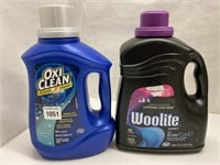 (2)Oxiclean/Woolite Laundry Detergents Lot