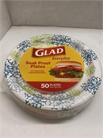 (5x bid)Glad 50ct Soak-Proof Plates Pack