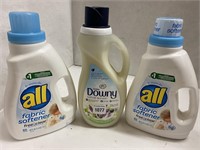 (3)Downy/All Assorted Fabric Softeners Lot