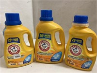 (3)Arm&Hammer Clean Burst Laundry Detergents Lot