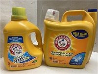 (2)Arm&Hammer Assorted Laundry Detergents Lot