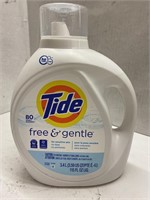 (3x bid)Tide 115oz Free & Gentle Laundry Detergent