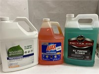 (3)Assorted 1Gal Cleaners/Degreasers Lot
