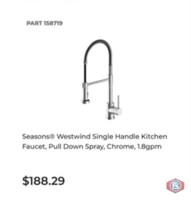 kitchen faucet Lot of 20 pcs Seasons® Westwind