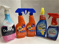 (5)Assorted Spray Clothes Cleaners Lot
