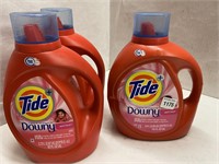 (3)Tide April Fresh Laundry Detergents Lot