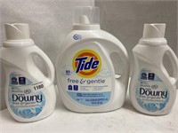 (3)Assorted Laundry Detergent/Fabric Condition Lot