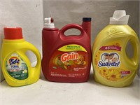 (3)Assorted Detergents/Fabric Conditioner Lot