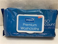 (4x bid)Inspire Premium Washcloths 50ct Pack