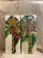 Art - pair of trees canvases