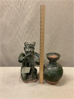 Vase and Figure