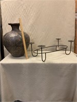Vase and candle holder