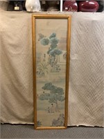 Antique hand-painted panel