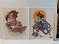 F4) Two Norman Rockwell Prints