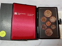 OF) 1979 Canadian Mint coin set with silver dollar