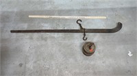 Antique Iron Bar / Cotton Scale