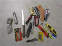 box cutter & items