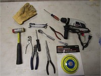 elec. drill,craftsman ratchet & tools