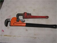 2 pipe wrenches