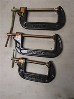 3 olympia c-clamps