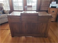 Antique Teacher's Desk & Chair