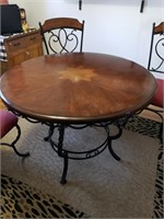Wrought Iron Kitchen Table with (4) Chairs