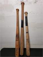(3) Vintage Wooden Baseball Bats
