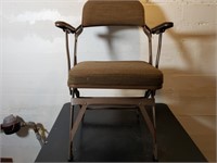 Vintage Cushioned Folding Chair
