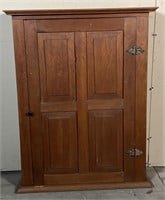 Antique Blind Door Hanging Wall Cabinet