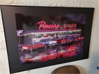 Rosie's Diner Lighted Picture
