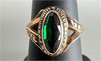 VINTAGE 10K GOLD CLASS RING