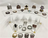 Collection of 25 Assorted Costume Rings