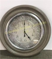 Plastic decorative wall clock. diameter 26 inch