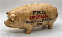 Cast Iron Advertising Pig Bank