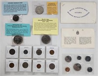 Assorted Foreign Coins and Medallions