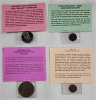 4 Collectible US Coins