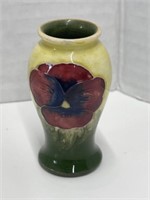 Moorcroft Mini Vase Pansy Vintage 1960s