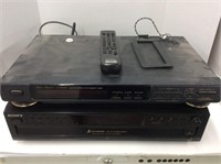 Sony CD Changer and Fisher AM/FM Stereo