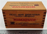 Early Dovetailed Winchester Wooden Ammo Box