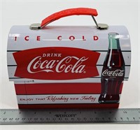 Metal Coca-Cola Fish Tail Lunch Box